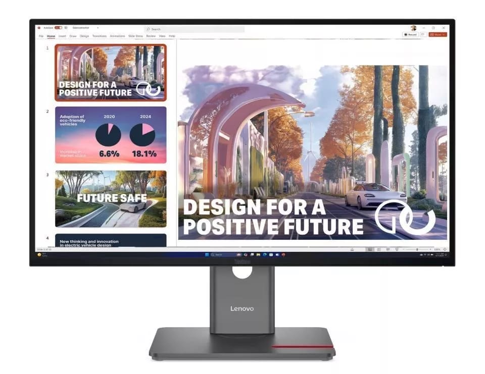 Monitor Lenovo P27QD-40 Hdmi-Dp-Usb C-USB-RJ45
