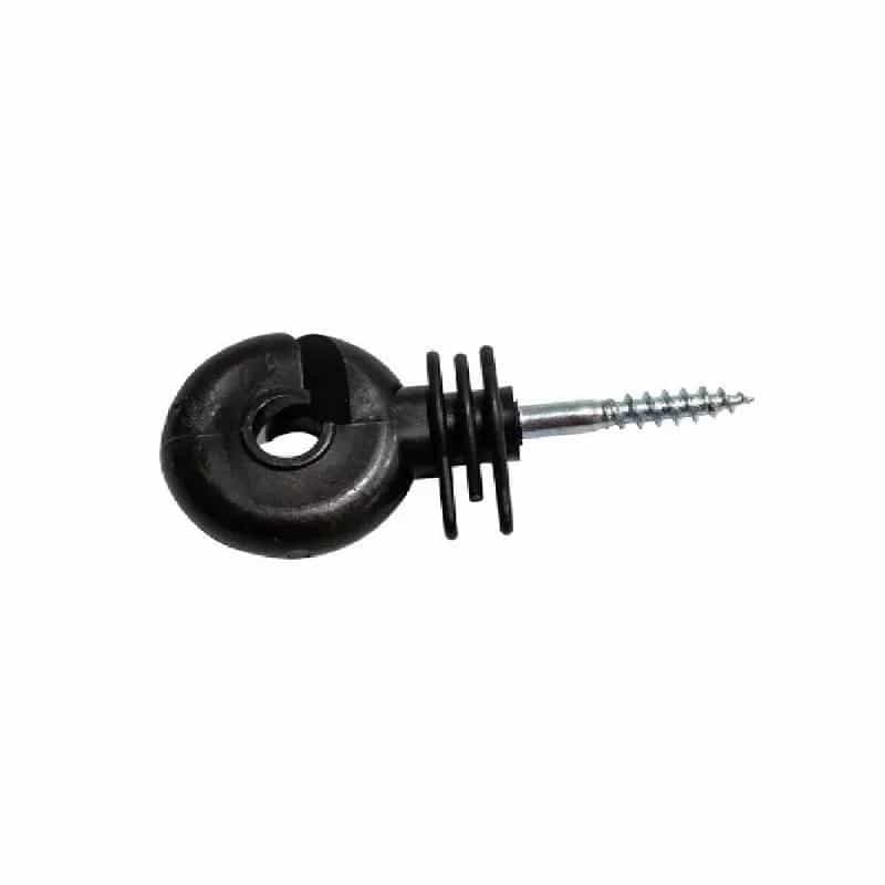 Aislador tipo aro con tornillo dLux para cercos eléctricos DL-ARO