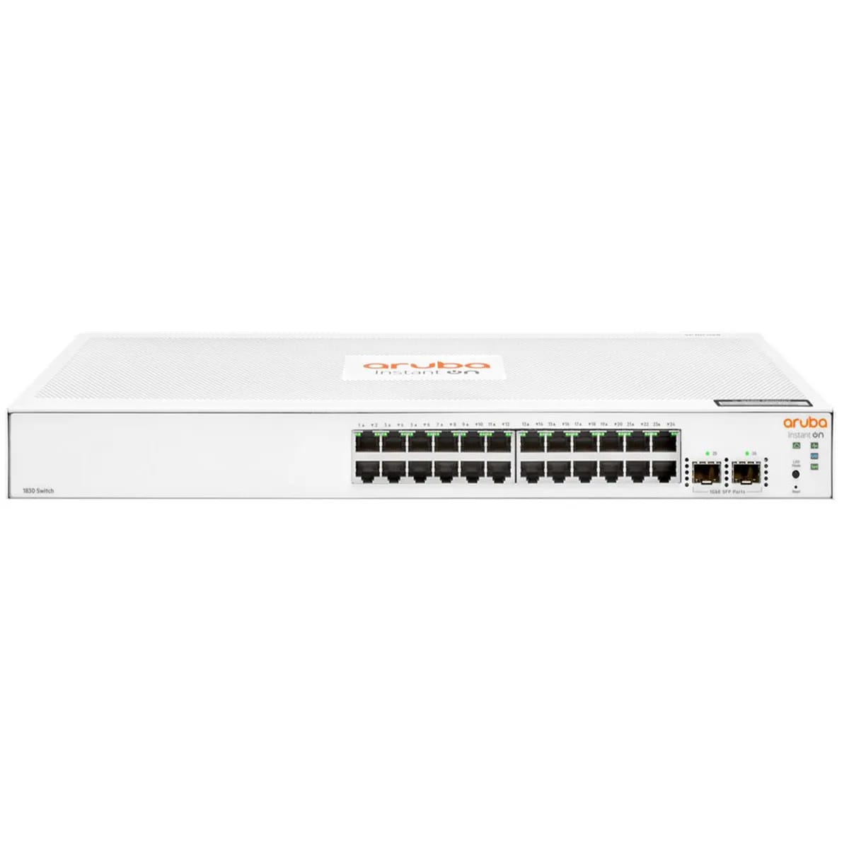 Switch Aruba Instant On 1830 24 puertos Gigabit 2 SFP JL812A
