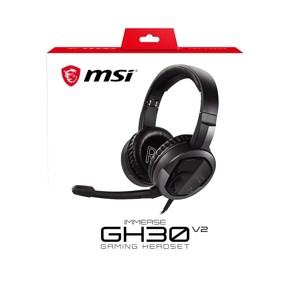 Auriculares con micrófono MSI Immerse GH30 V2 S37-2101001-SV1