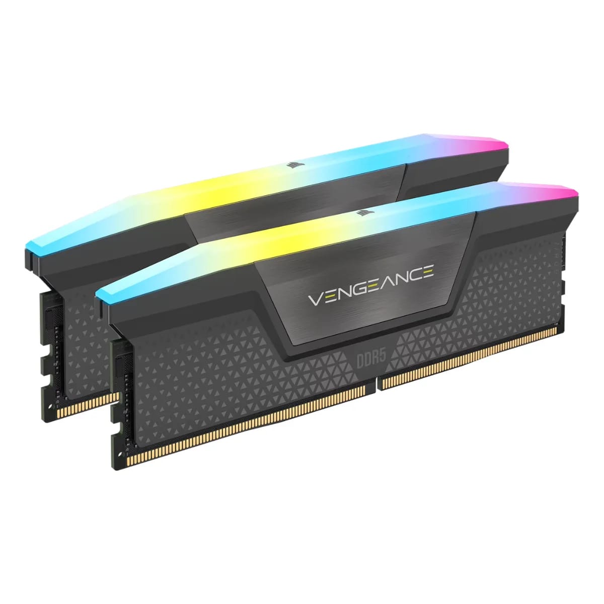 Memoria DDR5 Corsair 32Gb (2x16Gb) 6000 MHz Vengeance RGB AMD Expo & Intel XMP Gray CL38