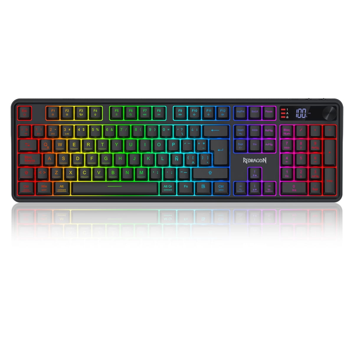 Teclado Inalámbrico Redragon Volcano Pro K526