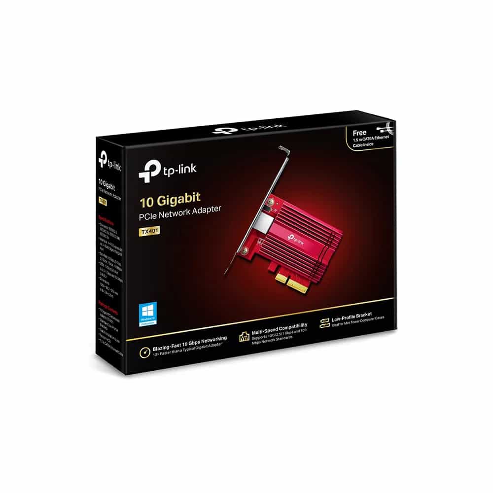 Placa Red Pci-E Tp-Link TX401 10 Gigabit