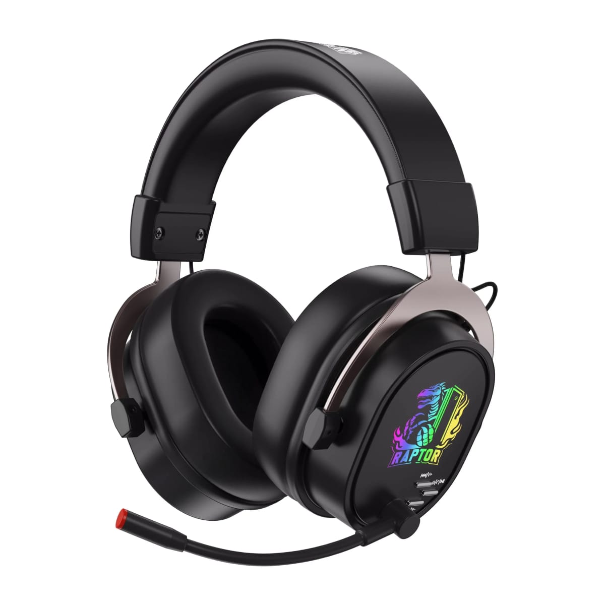 Auricular Gamer Raptor Inferno PRO X 7.1 Wireless con Dongle Negro
