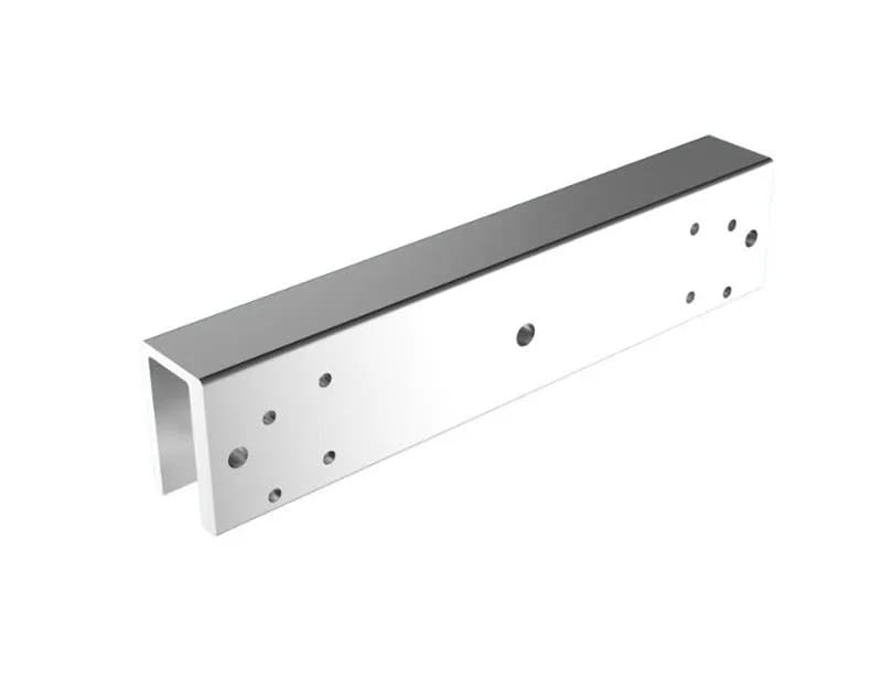 Soporte en U Hikvision DS-K4H255-U para cerrojo DS-K4H255S en puertas de vidrio