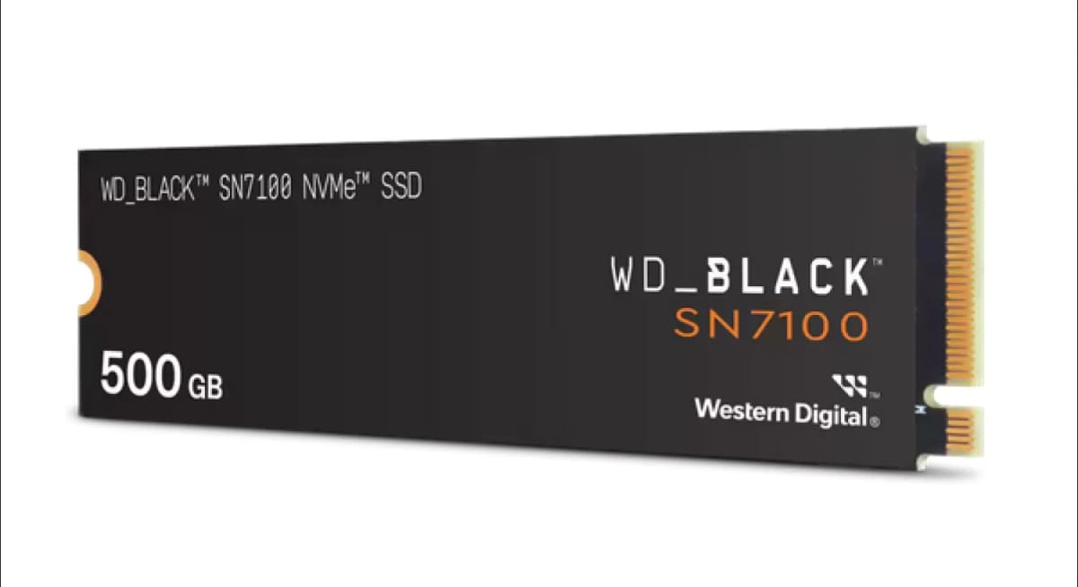 Disco SSD M.2 500GB WD Black SN7100 NVME