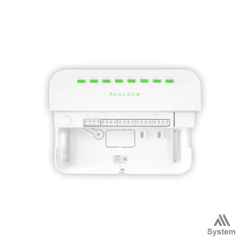 Módulo expansor inalámbrico 8 salidas programables Paradox PGM8M Serie M