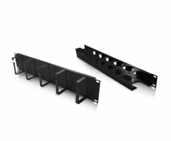 Organizador de rack GLC 19" 1U negro con tapa de cables GLC-ORGCR-001/R-1005