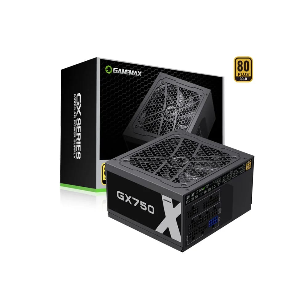 Fuente 750W Gamemax 80 Plus Gold GX-750 M