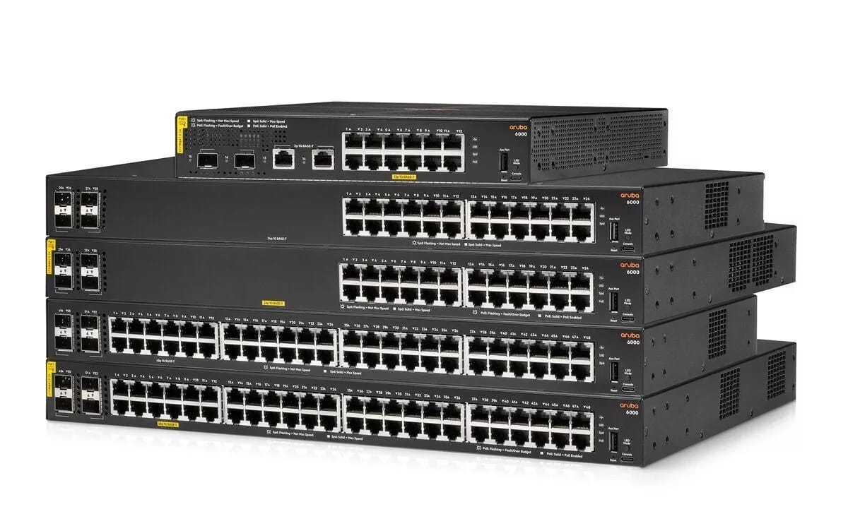 Switch 48P Aruba 6000 POE+ 370W 4SFP