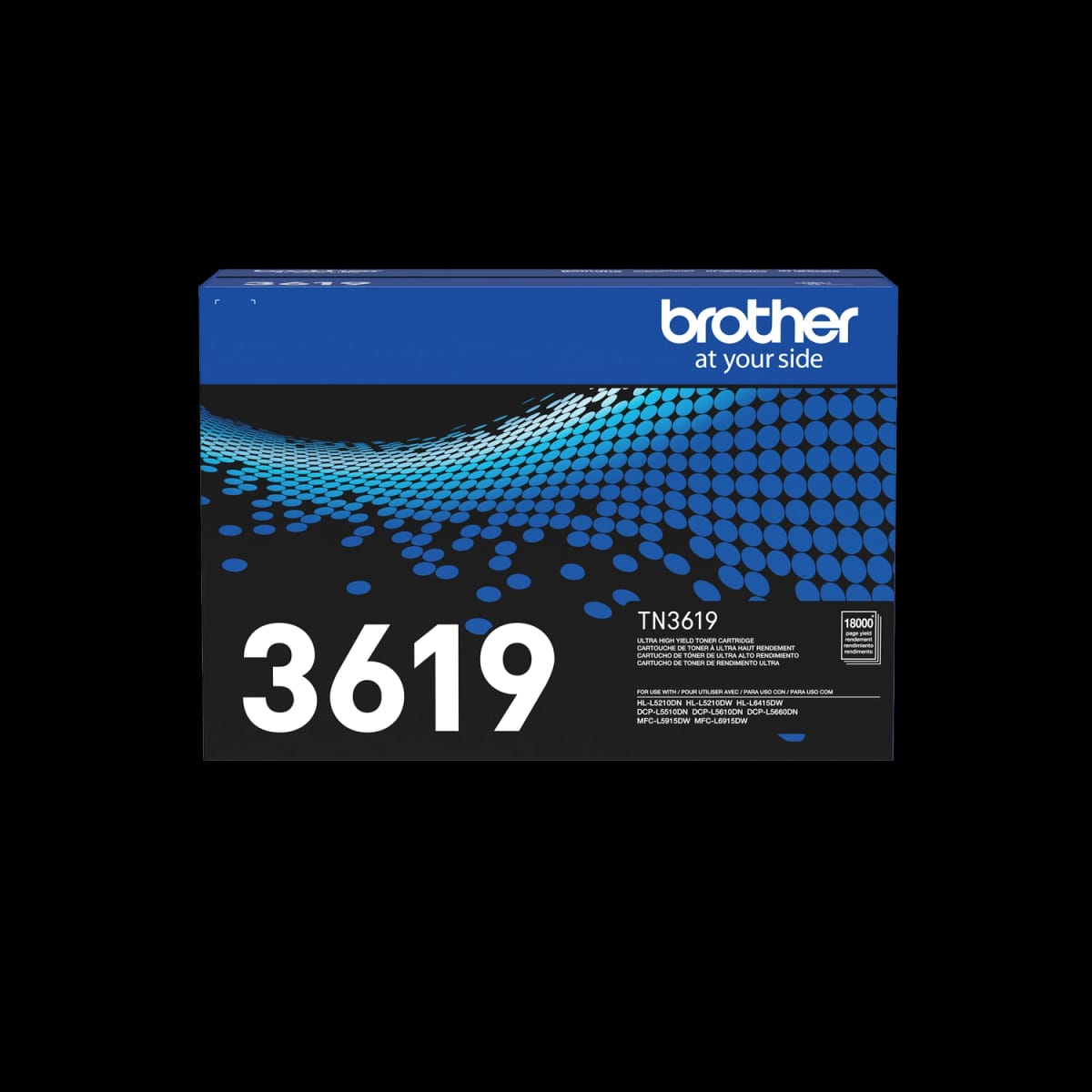 Tóner Brother TN3619 Negro