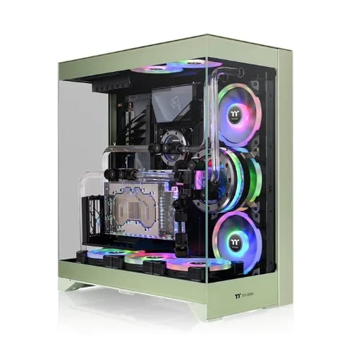 Gabinete Thermaltake CTE E550 TG Matcha Green E-ATX CA-1Z8-00MEWN-00