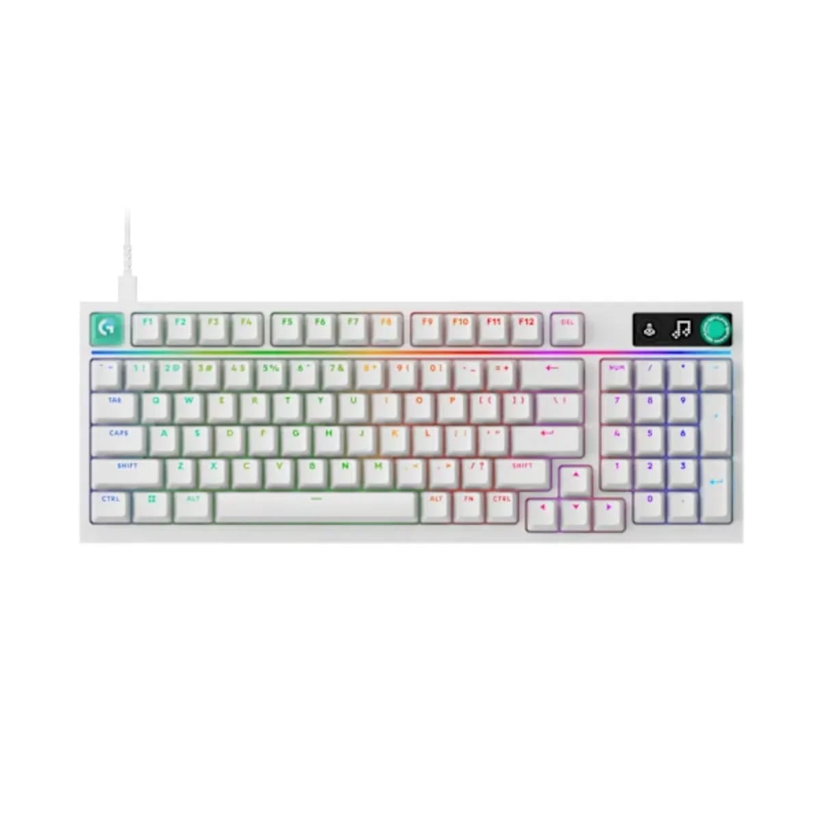Teclado Logitech G316 X White USB Mec 920-014226