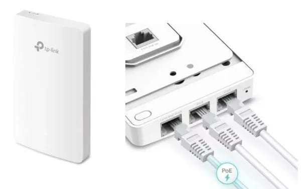 Access Point Interior TP Link AC1200 Wireless Mimo G Wall Plate AP sin Fuente