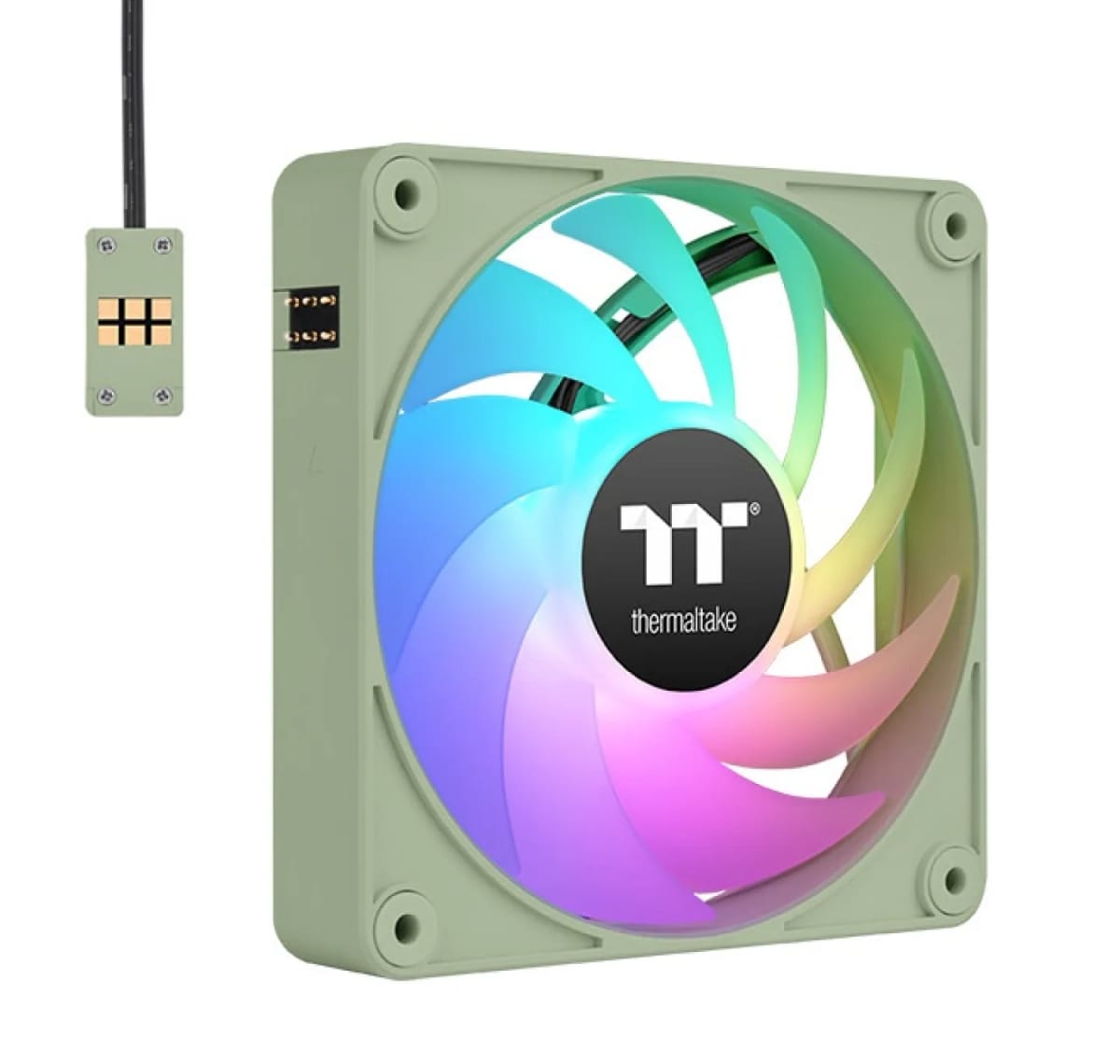 Ventilador para gabinete Thermaltake CT120 EX ARGB Sync Matcha Green CL-F196-PL12MG-A
