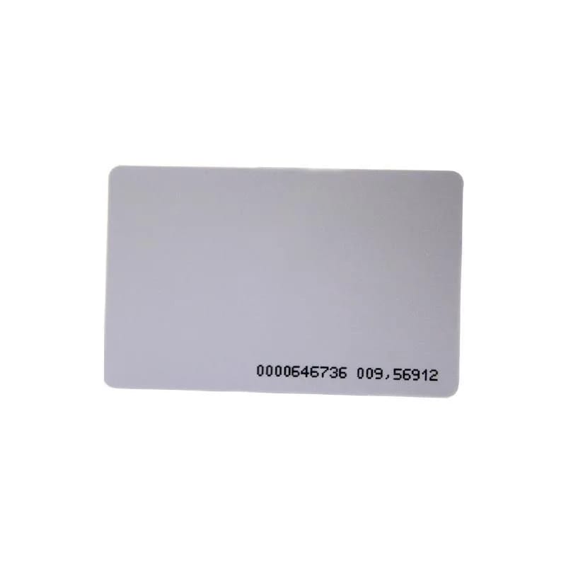 Tarjeta de proximidad RFID EM Marine dLux 125kHz delgada con código impreso TK4100UID