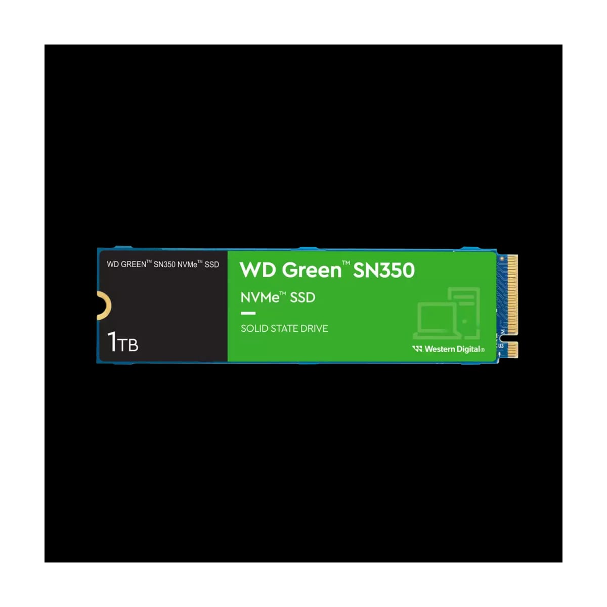 Disco Interno SSD WD Green SN350 1TB M.2 2280 NVMe PCIe 3.0 2400MB/S