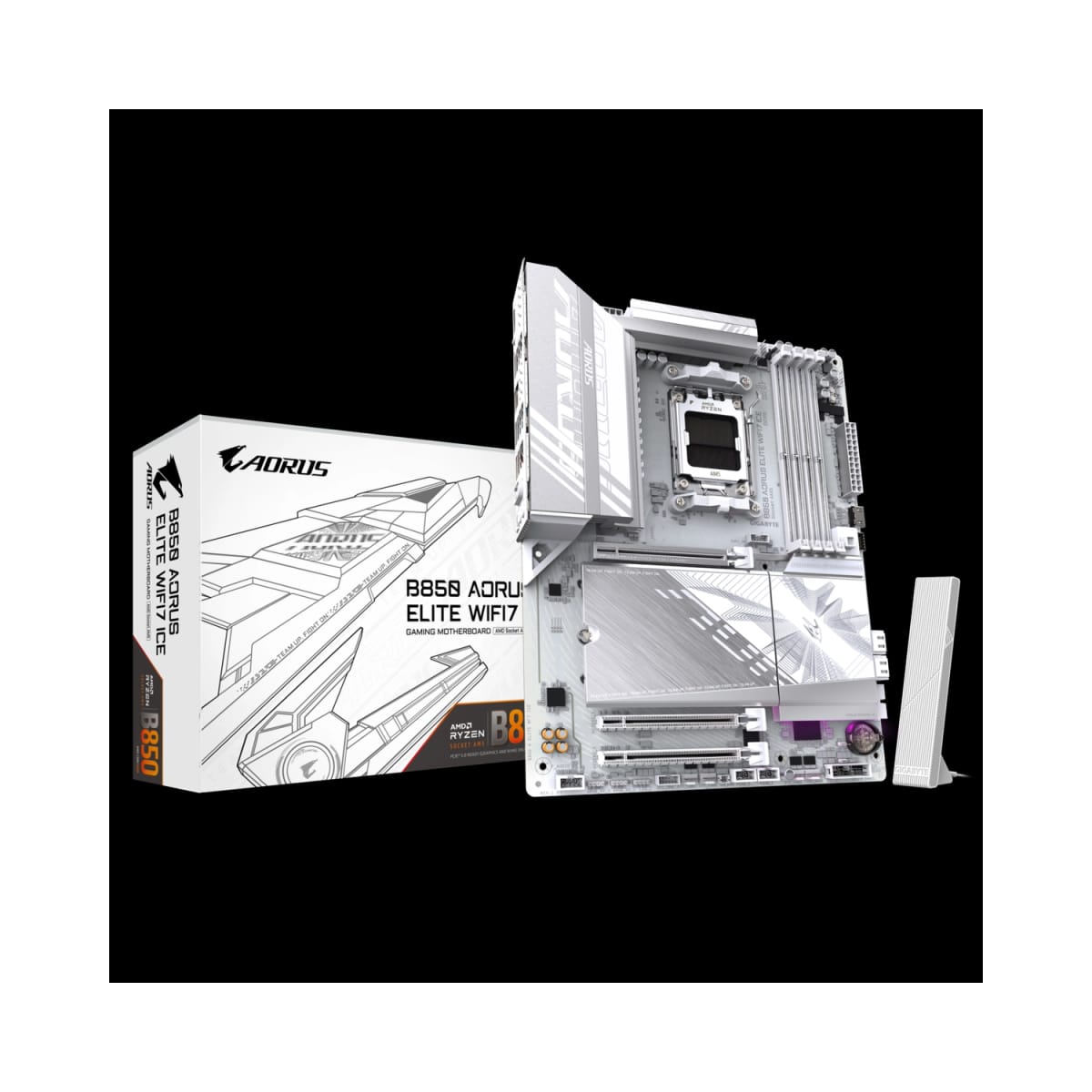Motherboard GIGABYTE B850 AORUS ELITE WIFI7 ICE AM5 DDR5
