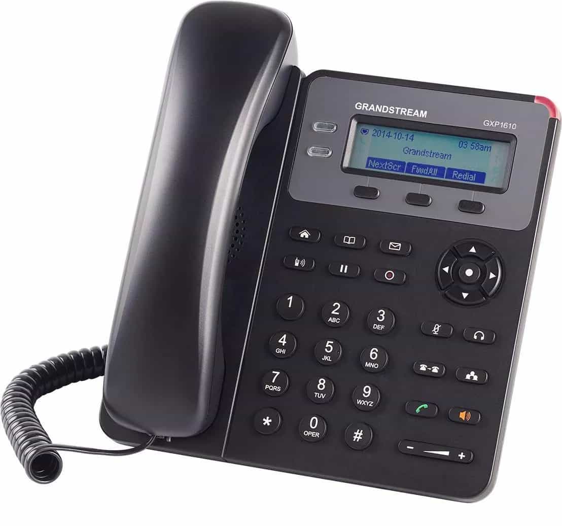 Telefono IP 1 Lineas, hasta 2 estados de llamada, 2 Puertos 10/100 Ethernet, Pantalla LCD de 132 x 48 pixeles, conferencia de 3 vias
