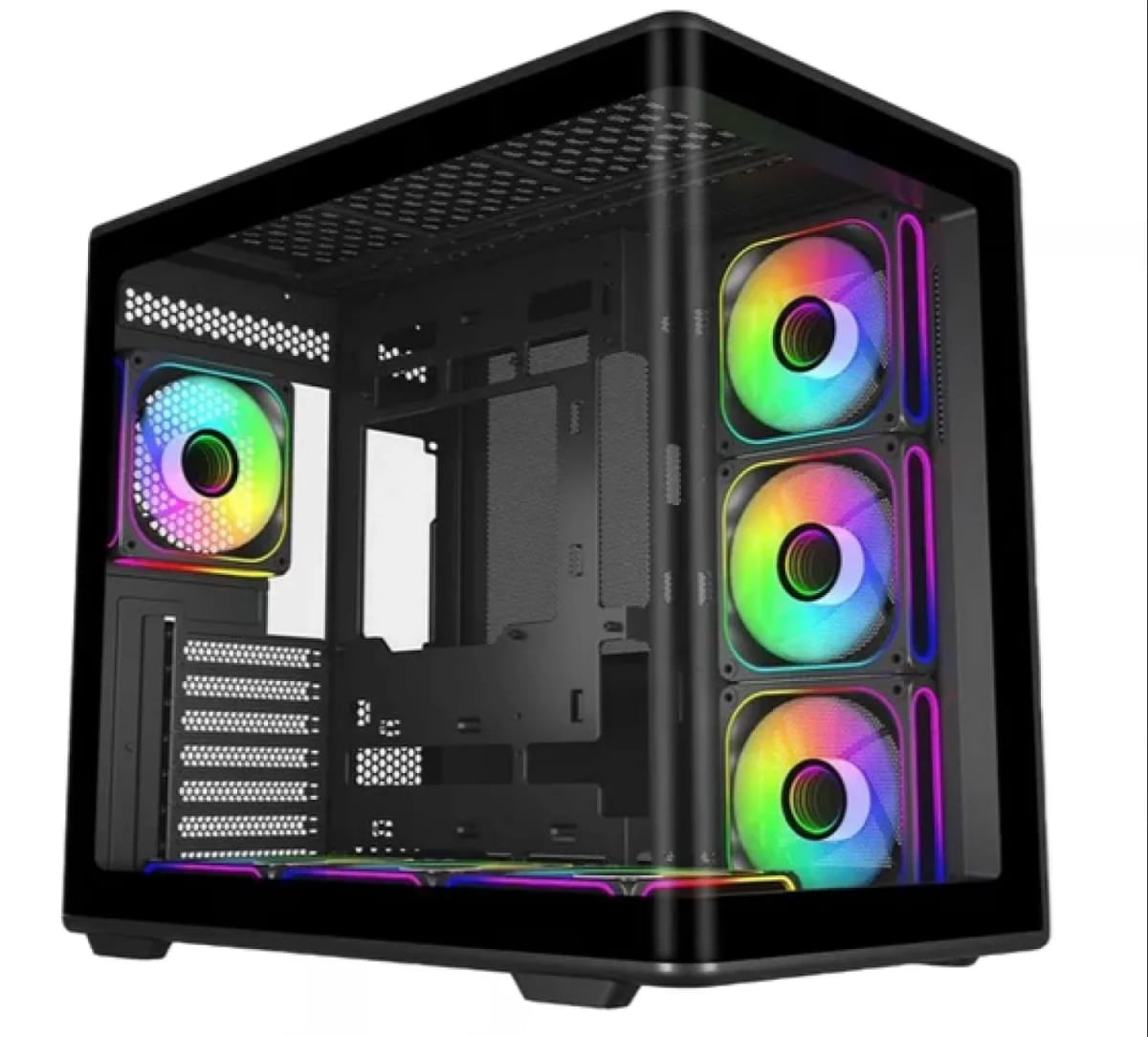 Gabinete Cooler Master Elite 600 7*FAN Argb ATX Bk