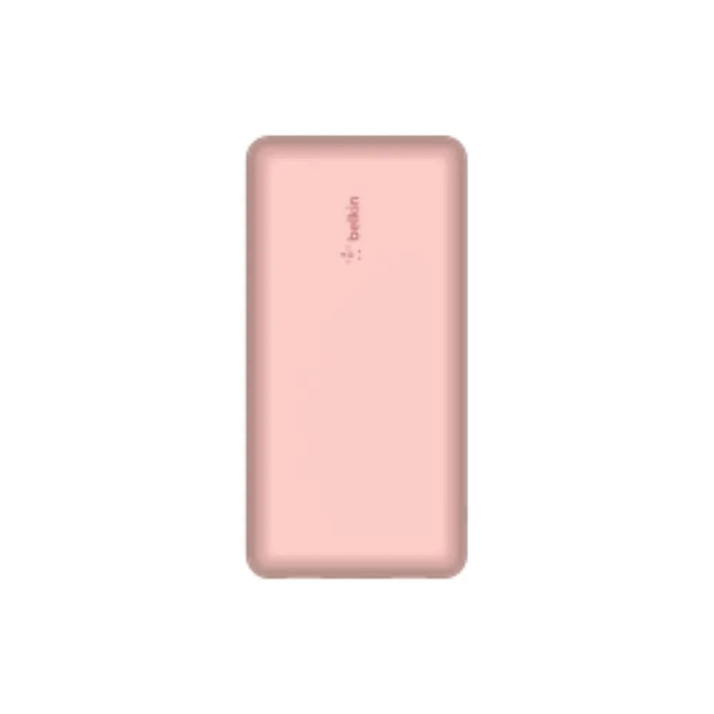 20K Power Bank Belkin USB-A x2, USB-C 15W Pink