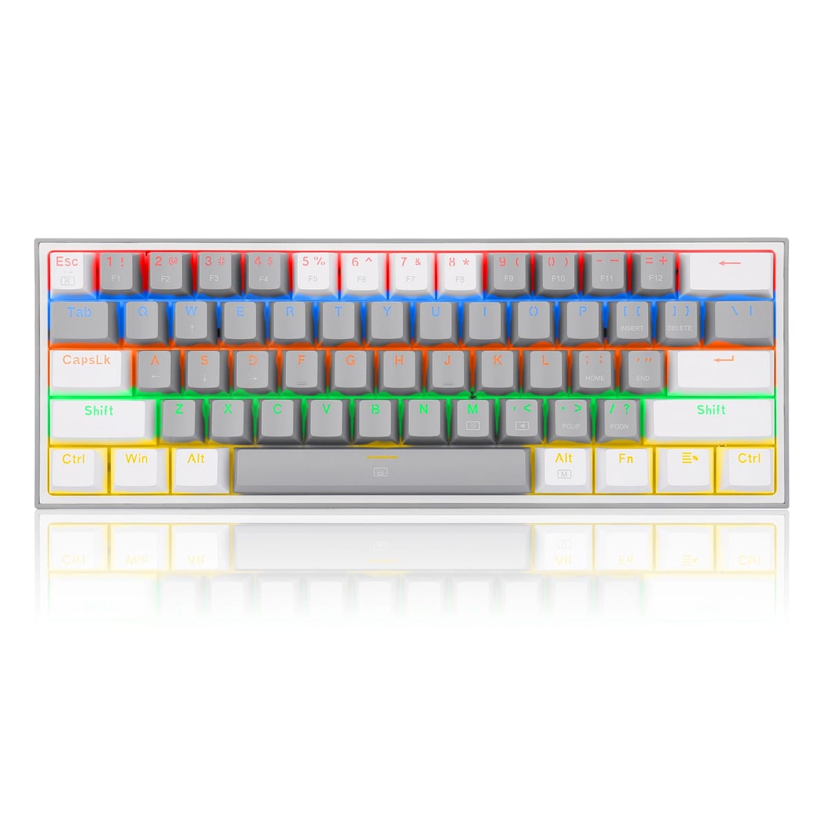 Teclado Inalámbrico Fizz Pro K616 Gris/Blanco
