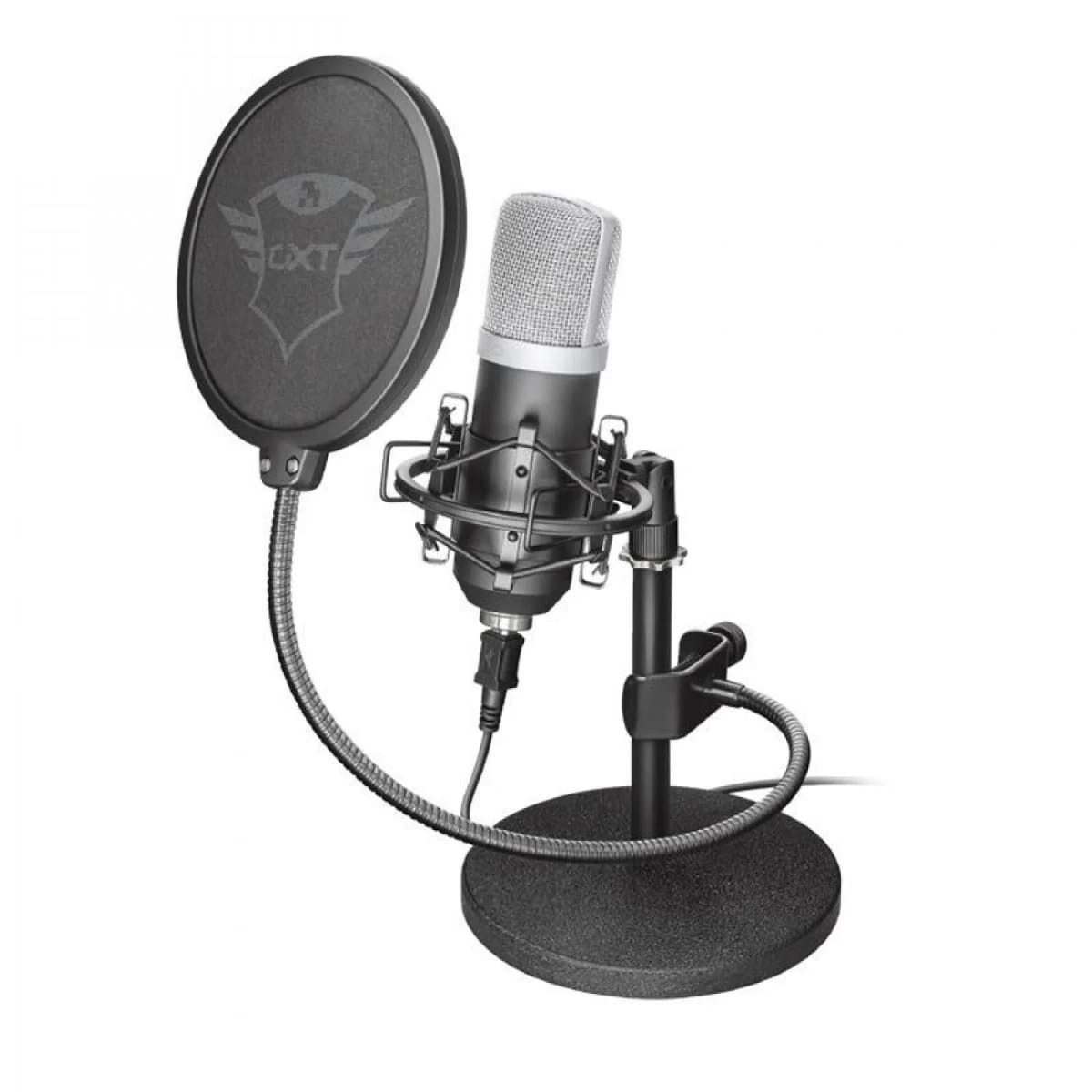 Microfono Trust Emita USB Gxt 252 con Maletin