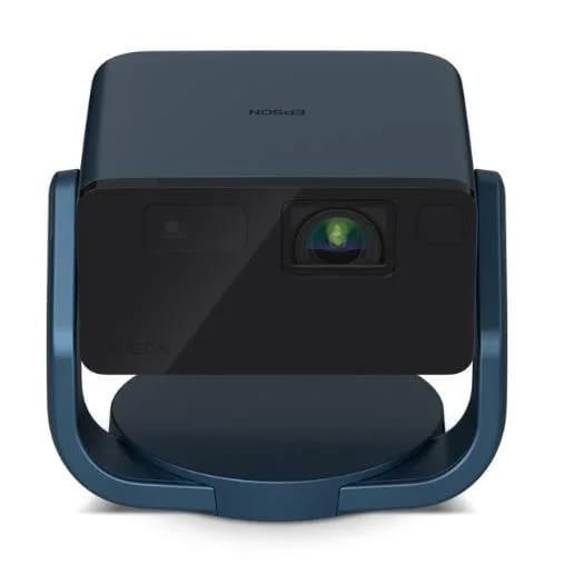 Proyector Epson Portátil con Soporte Smart Full HD Google TV Parlantes Doldy EF-22N Azul Zafiro