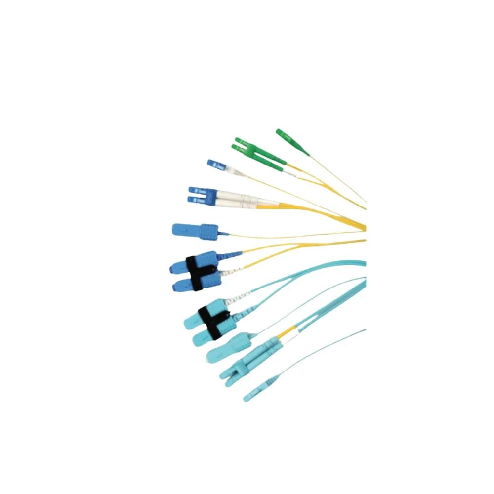 Fiber, Pigtail, Simplex, 900um Buffered, XGLO, Singlemode, LC UPC, OS1/OS2, 8.3/125, Yellow, LSOH-3C, 1 Meter