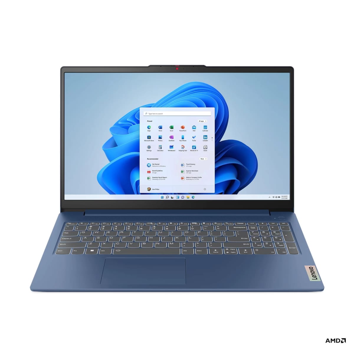 Notebook IdeaPad Slim 3 15.6" R5, 8gb 512 ssd; win 11 home