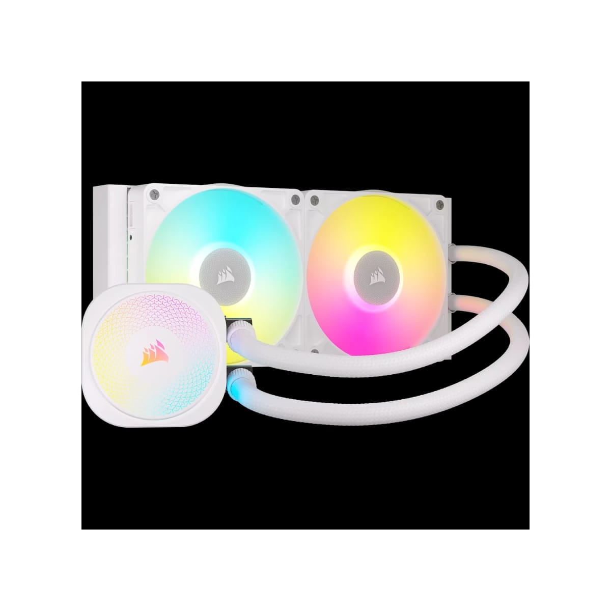 Liquid cooler CORSAIR iCUE LINK TITAN 240 RX RGB Blanco