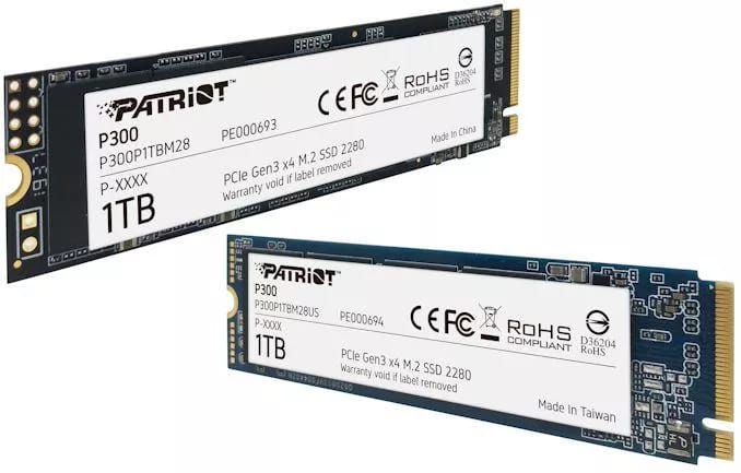 Disco Patriot P300 1TB M.2 PCI-E