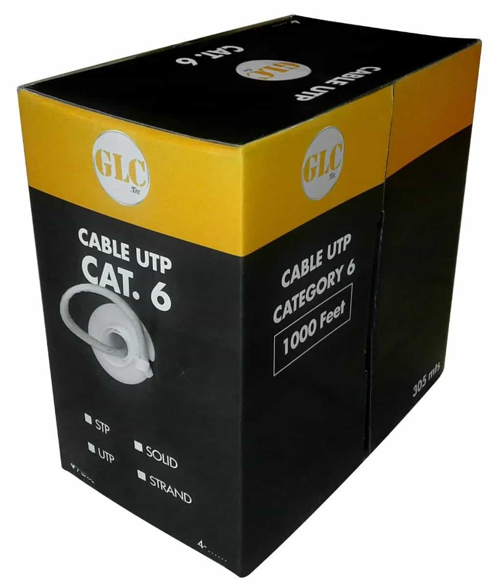 Cable UTP CAT6 GLC Max interior gris 305m CE-1423