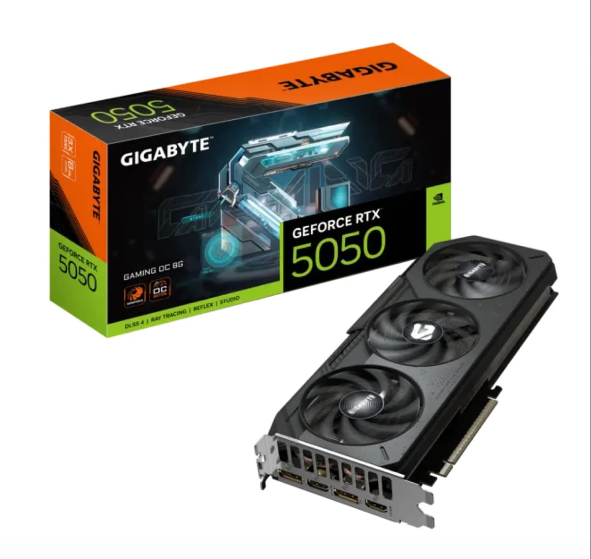 Placa de video Gigabyte RTX 5050 Gaming OC 8GB GV-N5050GAMING OC-8GD