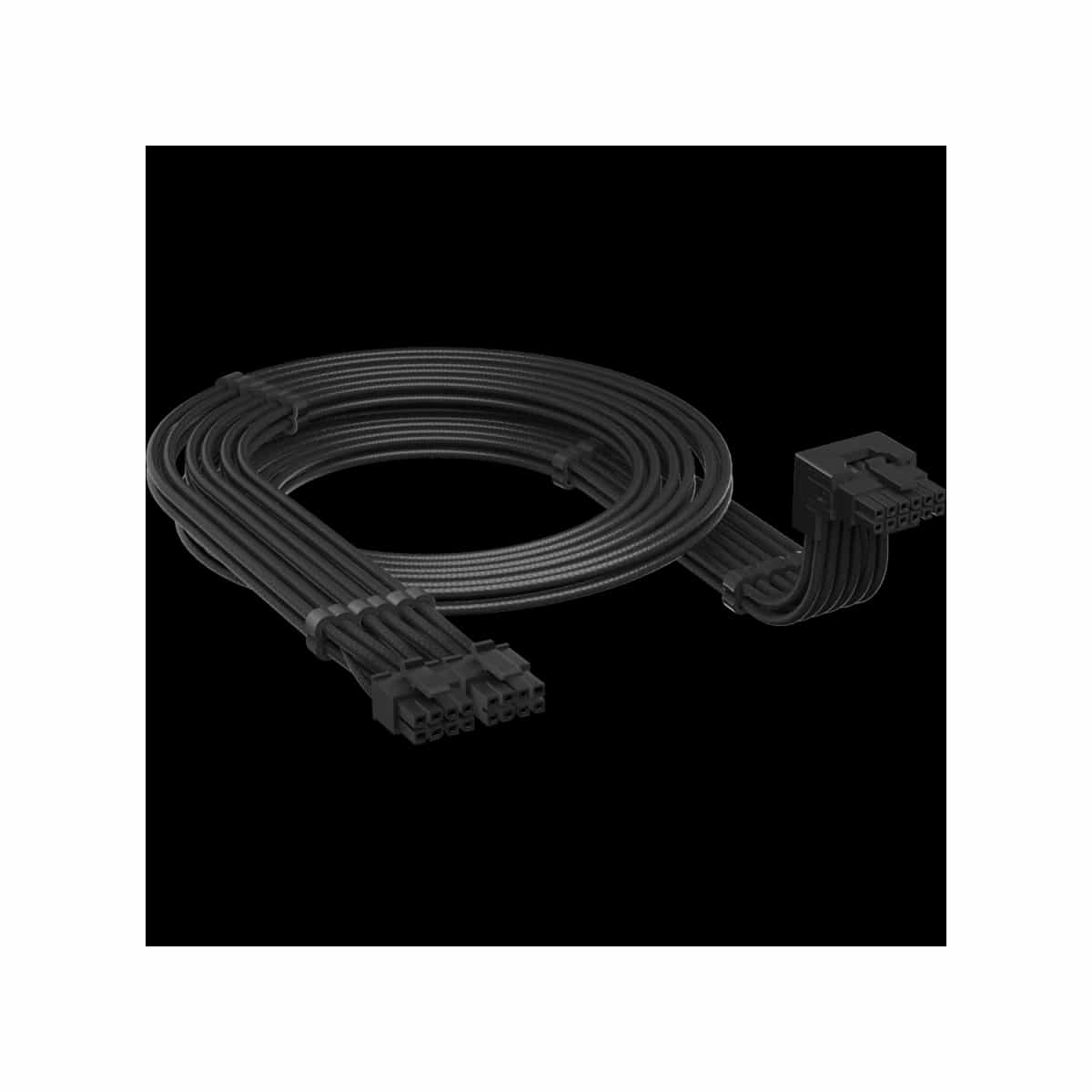 Cable estilo A de 12 V y 2 x 6 de 90° para fuente de alimentación tipo 5 de CORSAIR