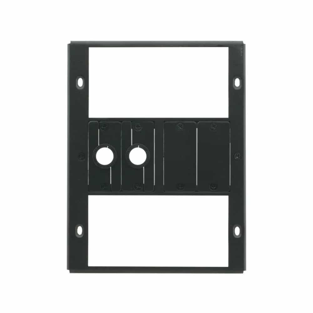 2 Zócalos Alimentación Dobles (o RC–8iR*) 4 Espacios de Inserción (Incluye 2 Espacios Vacíos y 2 Placas de Paso de Cable)