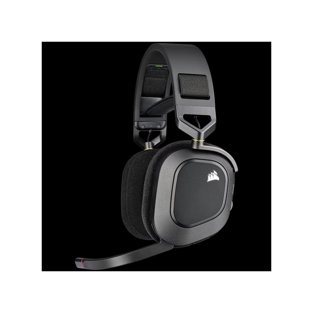 Auricular gaming Corsair HS80 RGB wireless con audio espacial - carbón