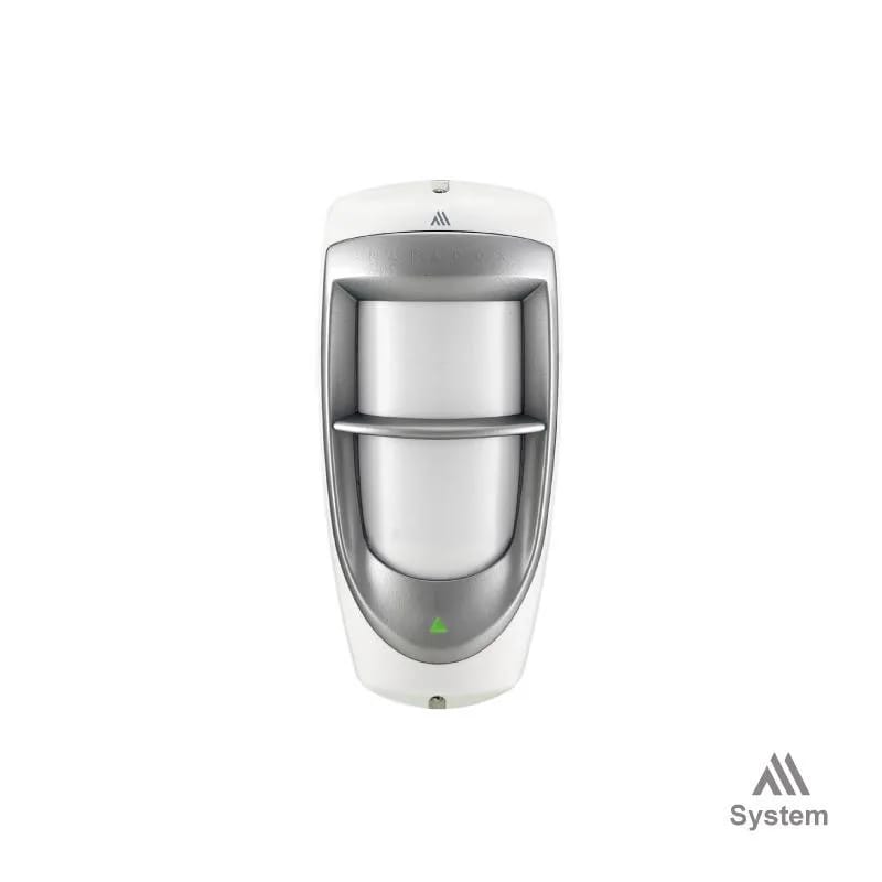 Detector de movimiento PIR exterior doble óptica inalámbrico Paradox PMD85M