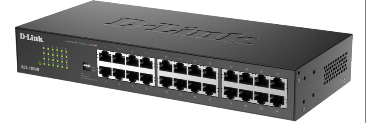 D-Link Switch DGS-1024D 24-PORT 10/1001000MBPS Unmanaged