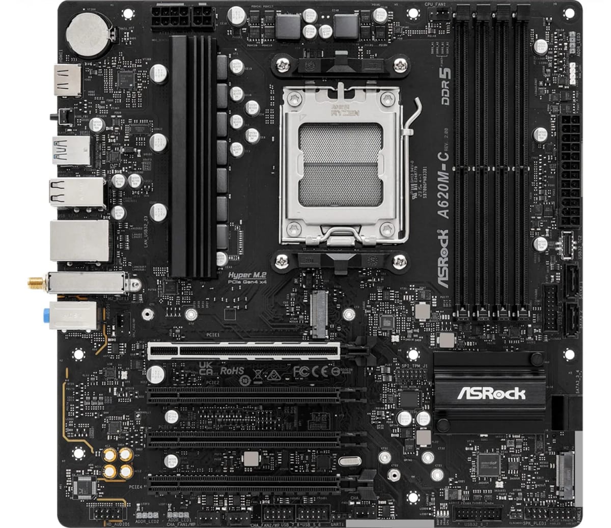 Motherboard ASROCK (AM5) A620M-C R2 WIFI-AX+BT (BULK)