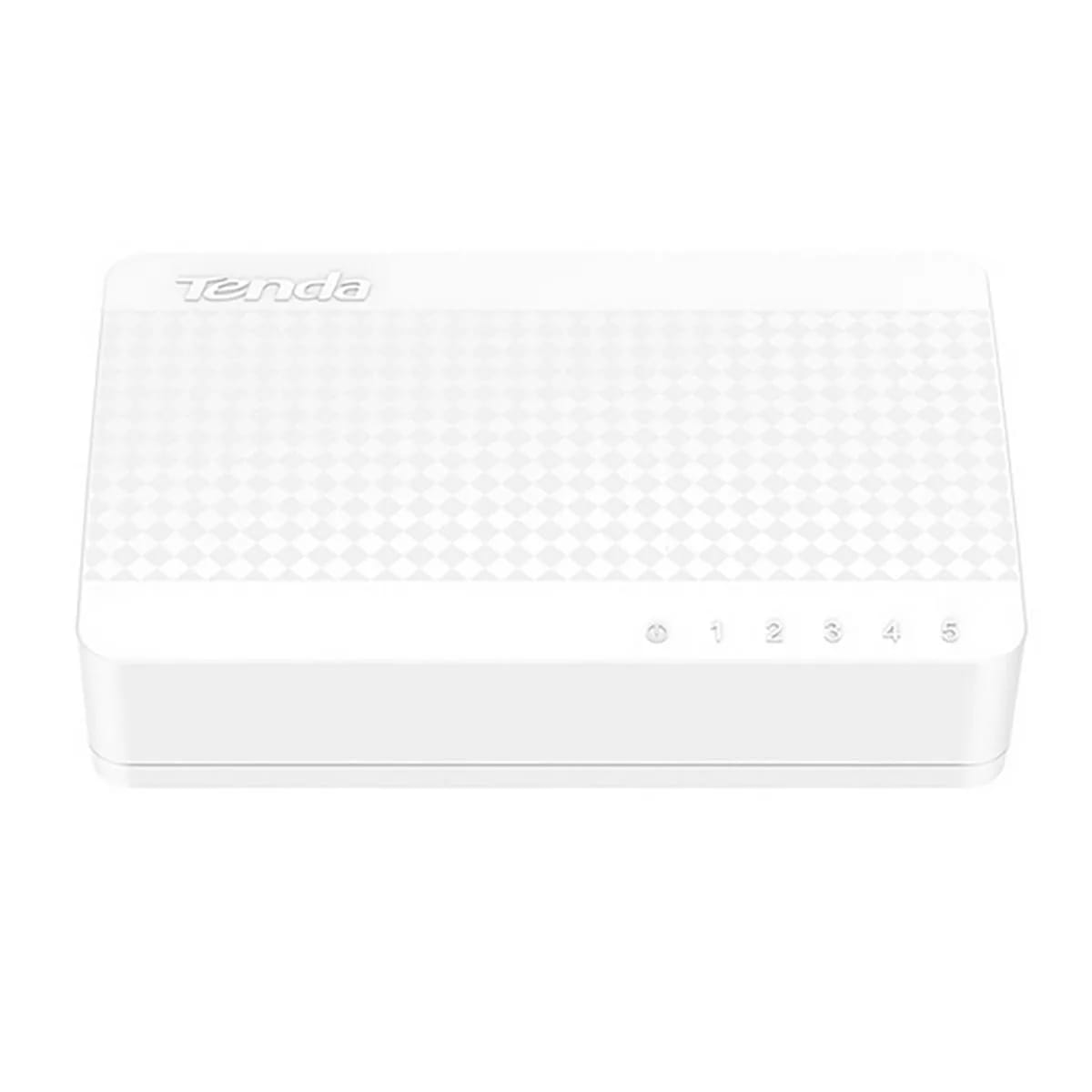 Switch Tenda S105 5 puertos 10/100 Mbps de sobremesa