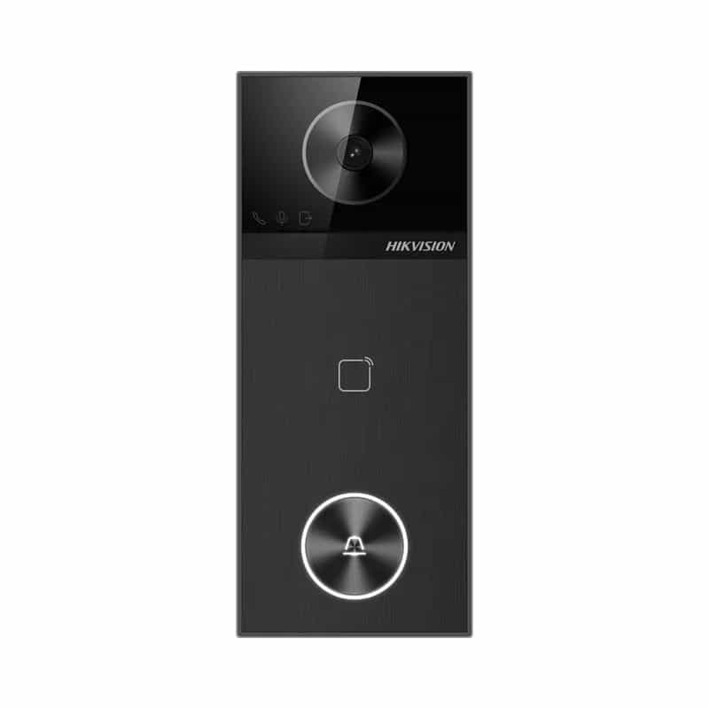 Frente de videoportero IP Hikvision exterior 4MP 150° DS-KV6114-WBE1