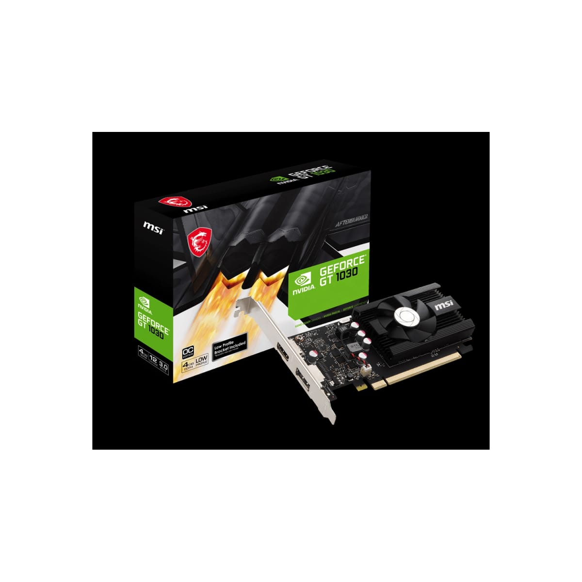Placa MSI NVIDIA GeForce GT 1030 4GD4 LP OC