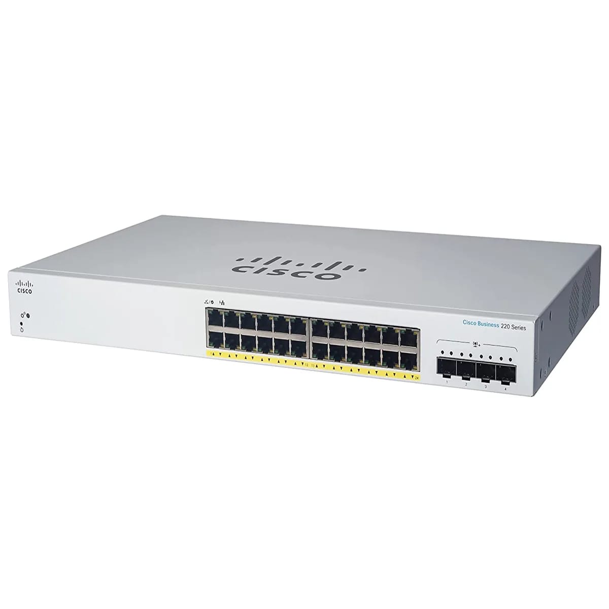 Switch Cisco CBS220 24 puertos Gigabit Full PoE 4 SFP 1G CBS220-24FP-4G-AR