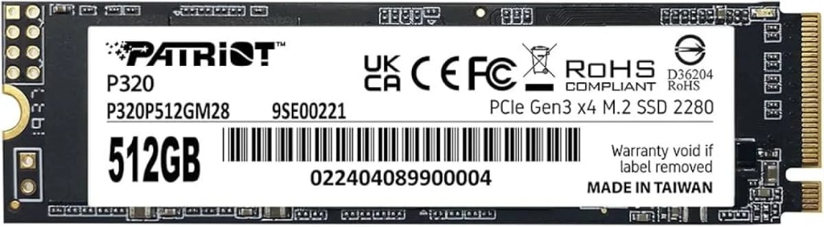 Disco SSD Patriot P320 Solid 512GB M.2 PE000997