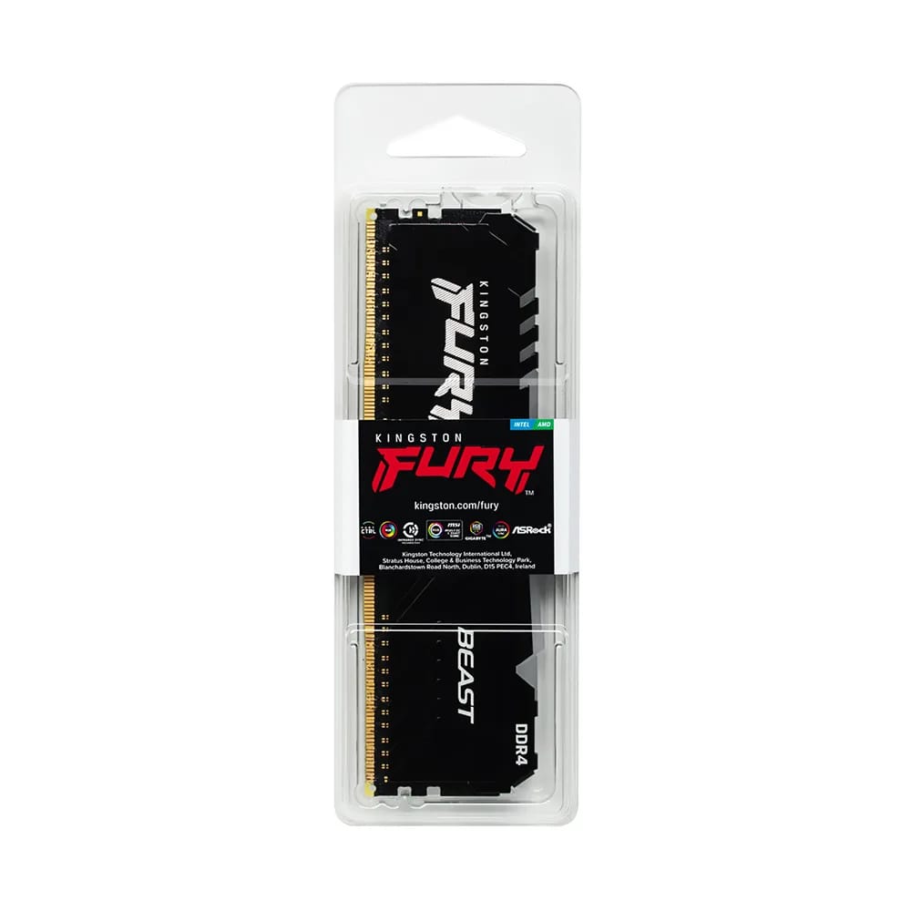 Memoria RAM Kingston Fury Beast RGB 8GB DDR4 3600MHz CL17 KF436C17BBA/8