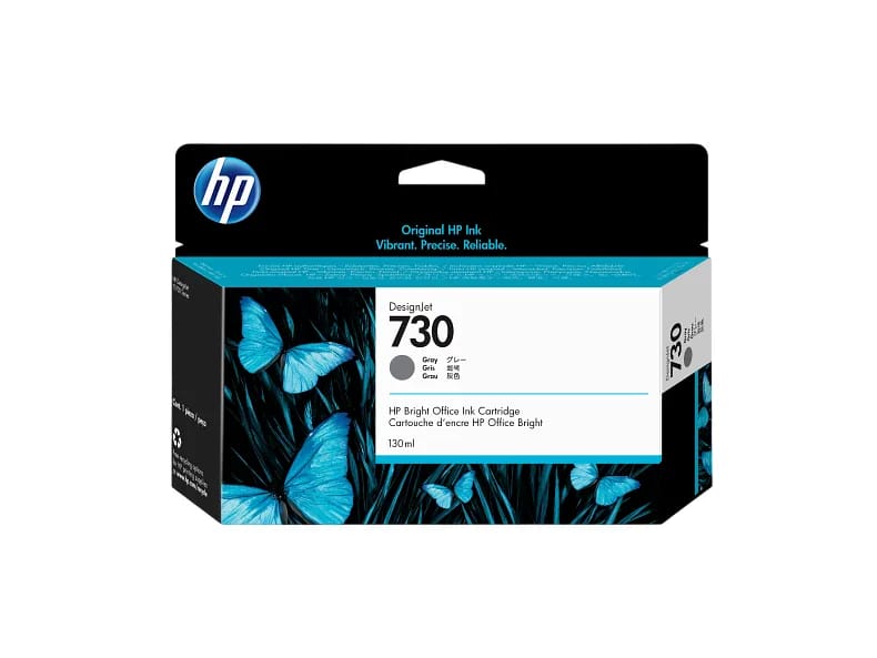 P2V66A HP 730 130-ml Gray Ink Crtg