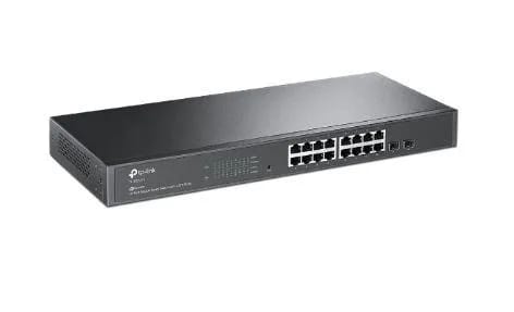 Switch TP Link 16 Puertos GB Smart 2SFP