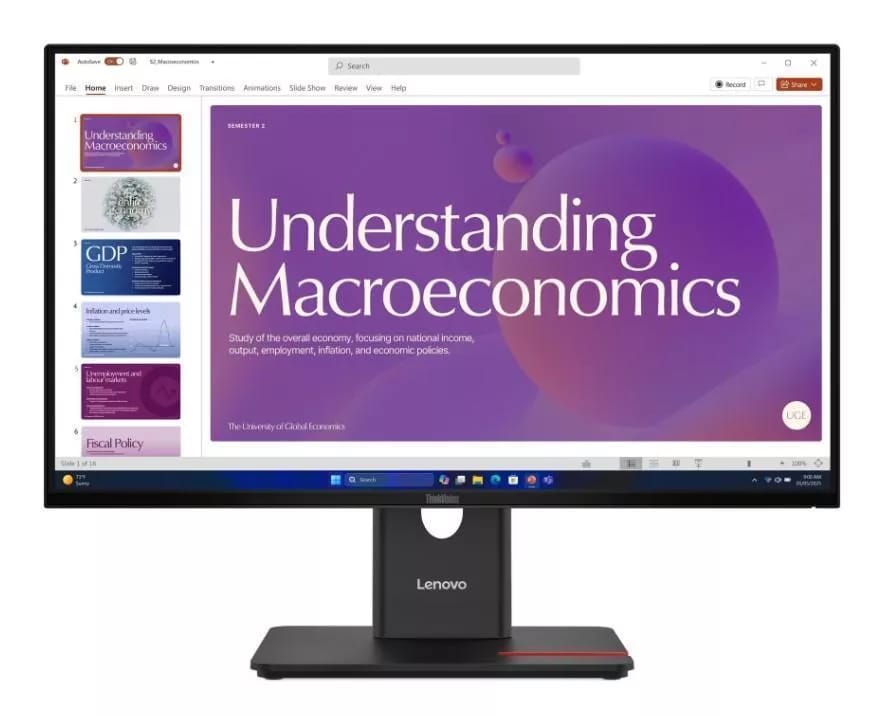 Monitor Lenovo T24D-40 Hdmi-Dp-Usb C- RJ45