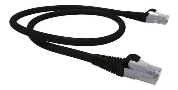 PATCHCORD FURUKAWA CAT5E 1.5M NEGRO con CAP CM